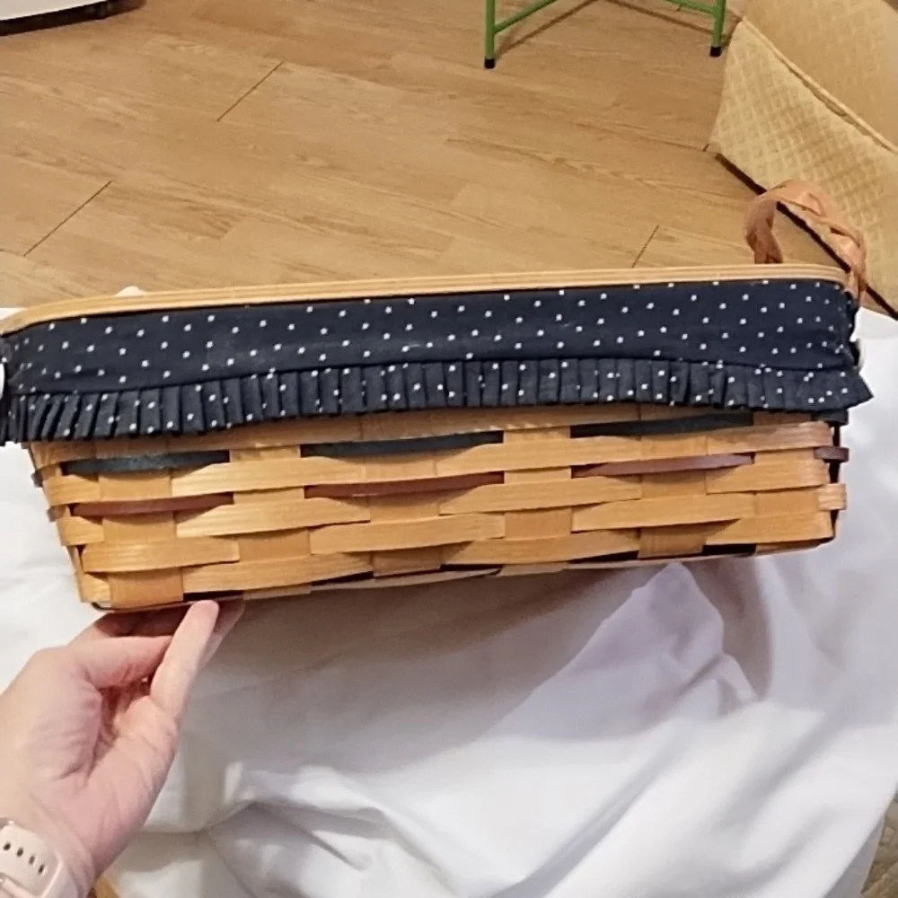 Peterboro Basket Co. leather handles